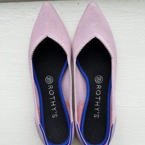 Rothy's The Point pink W8.5